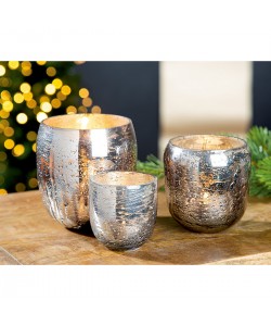 Θήκη Ρεσώ ArteLibre Ασημί Γυαλί 10x12x13cm