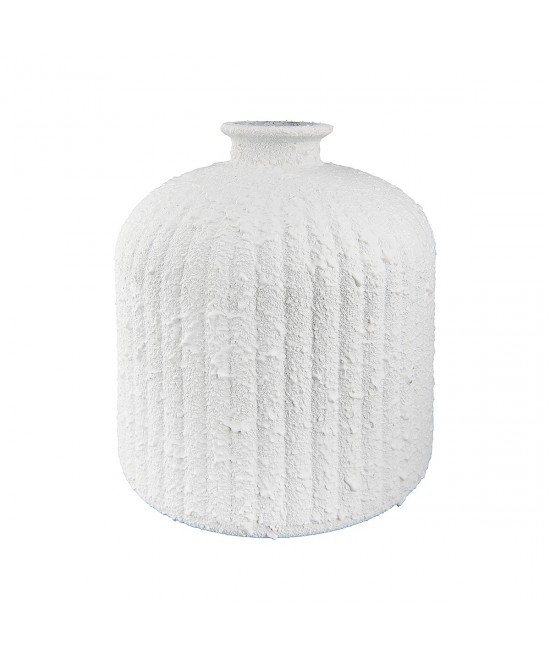 Βάζο ArteLibre Λευκό Κεραμικό Φ16x18cm