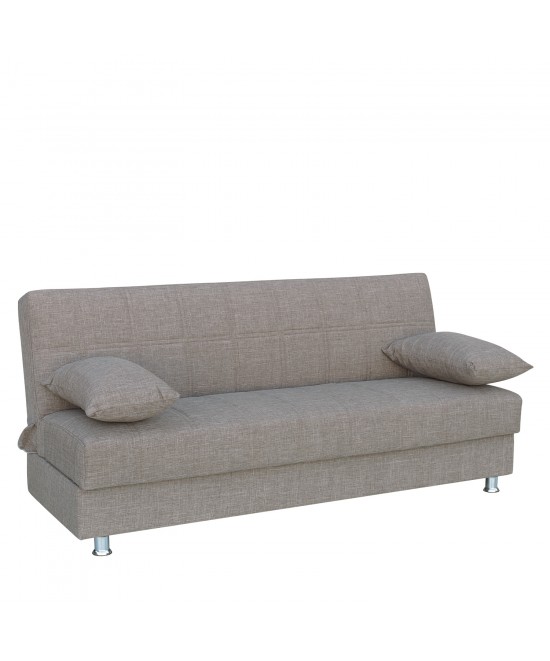 Καναπές Κρεβάτι Τριθέσιος ArteLibre LAURA Μπεζ 190x84x86cm