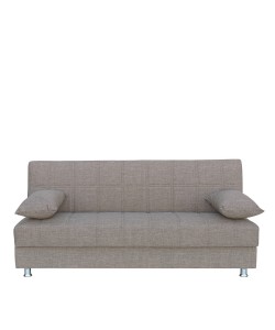 Καναπές Κρεβάτι Τριθέσιος ArteLibre LAURA Μπεζ 190x84x86cm