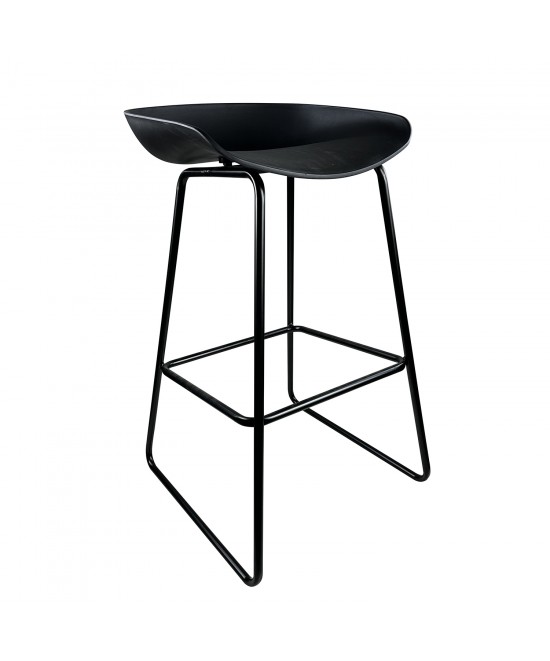 Σκαμπό Bar ArteLibre VICTORY Μαύρο PP/Μέταλλο 43x42x85cm Σκαμπό Bar ArteLibre VICTORY Μαύρο PP/Μέταλλο 43x42x85cm