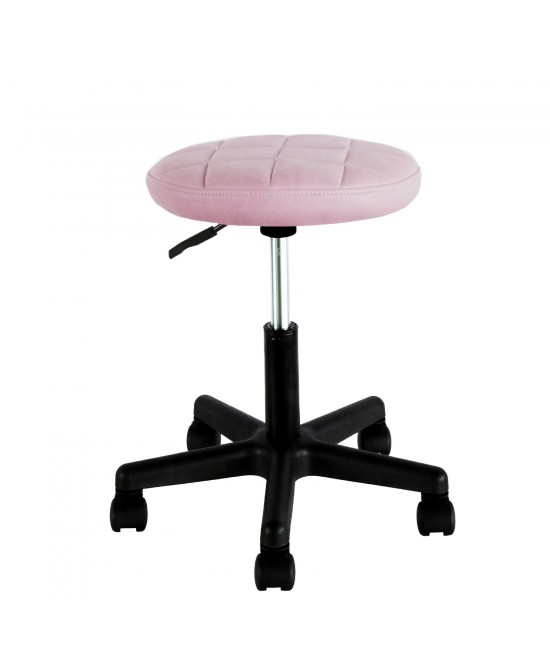 Σκαμπό Γραφείου ArteLibre THESTIA Ροζ Ύφασμα 36.5x37.5x43-54.5cm