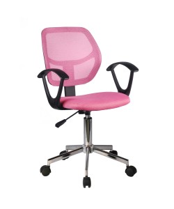 Καρέκλα Γραφείου ArteLibre EVERLY Ροζ Mesh 56x53.5x100cm