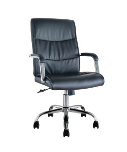 Καρέκλα Γραφείου Διευθυντή ArteLibre CHARLES Μαύρο PVC 55.5x65x111cm