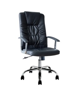 Καρέκλα Γραφείου Διευθυντή ArteLibre PERKINS Μαύρο PVC 63x67x113cm