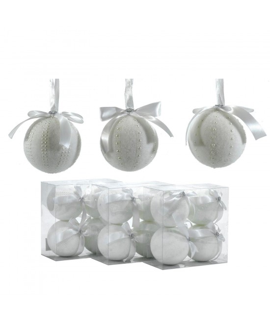 Μπάλα Λευκό Φ10cm Σετ 4Τμχ Σε 3 Σχέδια Μπάλα Λευκό Φ10cm Σετ 4Τμχ Σε 3 Σχέδια
