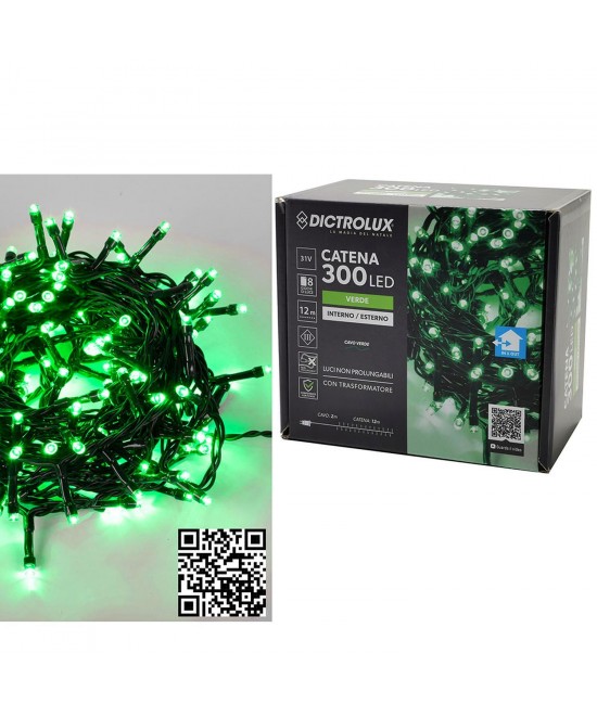 300 LED Εσωτ. & Εξωτ. Χώρου Με 8 Προγράμματα Και Μετασχηματιστή Πράσινο Φως Πράσινο Καλώδιο Μη Επεκτεινόμενο IP44 31V 14 300 LED Εσωτ. & Εξωτ. Χώρου Με 8 Προγράμματα Και Μετασχηματιστή Πράσινο Φως Πράσινο Καλώδιο Μη Επεκτεινόμενο IP44 31V 14