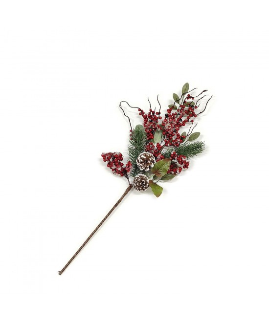 Κλαδί Πεύκο Με Berries 61cm
