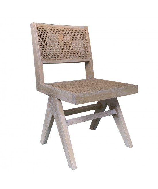Καρέκλα Επαγγελματική ArteLibre LAPETUS Sonoma Ξύλο/Rattan 51x44x86cm Καρέκλα Επαγγελματική ArteLibre LAPETUS Sonoma Ξύλο/Rattan 51x44x86cm