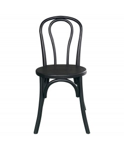 Καρέκλα Επαγγελματική ArteLibre Στοιβαζόμενη ATHENA Μαύρο Ξύλο 40x42x90cm