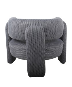 Πολυθρόνα ArteLibre ADRASTEA Γκρι Ύφασμα 94x88x73cm