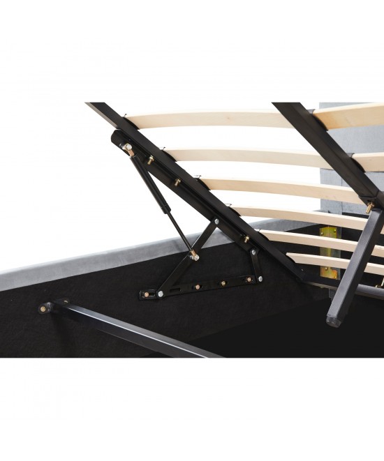 Κρεβάτι Μονό ArteLibre CLOUDREST Γκρι Ύφασμα 214x127.5x109cm (Στρώμα 120x200cm) Κρεβάτι Μονό ArteLibre CLOUDREST Γκρι Ύφασμα 214x127.5x109cm (Στρώμα 120x200cm)