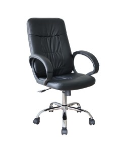 Καρέκλα Γραφείου Διευθυντή ArteLibre RUTH Μαύρο PVC 64x55x120cm