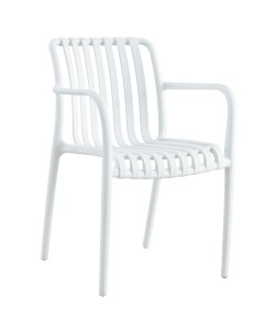 Πολυθρόνα Κήπου ArteLibre TAHITI Λευκό PP 58x56x81cm Πολυθρόνα Κήπου ArteLibre TAHITI Λευκό PP 58x56x81cm