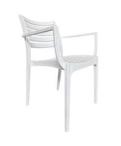Πολυθρόνα Κήπου ArteLibre BORA-BORA Λευκό PP 57x57x83cm