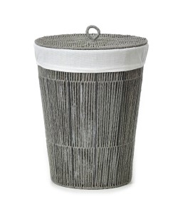 Καλάθι Απλύτων Γκρι Φ37cm