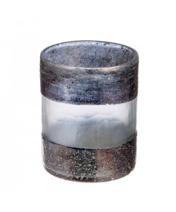 Φωτιστικό Κυκλικό 'Ramon' Γυαλί Καφέ 9x7cm