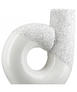 Διάτρητο Βάζο 'Poppy' Κεραμικό Λευκό 5x14x15cm