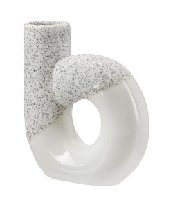 Διάτρητο Βάζο 'Poppy' Κεραμικό Λευκό 5x14x15cm