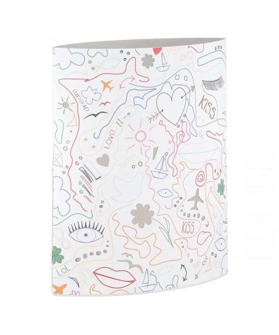 Διακοσμητικό Φως (LED) Έλλειψη 'Modern Art' Χαρτί Λευκό 6x13x16cm