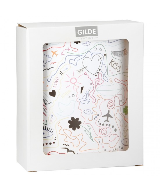 Διακοσμητικό Φως (LED) Έλλειψη 'Modern Art' Χαρτί Λευκό 6x13x16cm