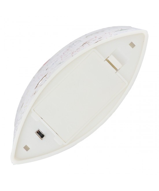 Διακοσμητικό Φως (LED) Έλλειψη 'Modern Art' Χαρτί Λευκό 6x13x16cm