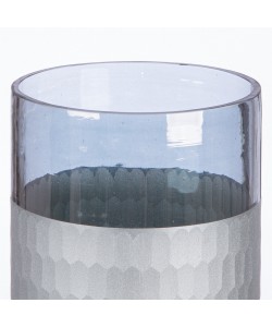 Ανεμοφωτιστικό 'Canus' Γυαλί Γκρι/Ασημί 10x10cm