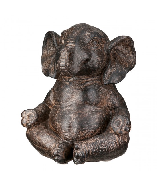  Figure Elephant Synthetic Resin Brown Ποικιλία 3 φορές 10X15X16Cm 10X15X16Cm