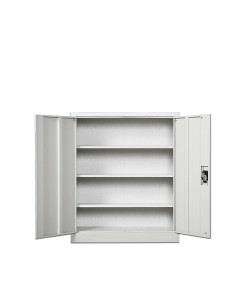 Φοριαμός ArteLibre GONDOLIN Γκρι Ανοιχτό Μέταλλο 90x40x91cm