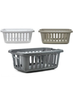 Καλάθι Ρούχων Πλαστικό 54x37x25cm Σε 3 Χρώματα