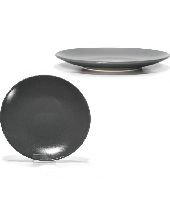 Πιάτο Φρούτου Γκρι/Gres/Φ20cm Πιάτο Φρούτου Γκρι/Gres/Φ20cm