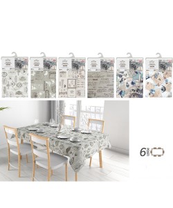 Τραπεζομάντηλο 100% Πολυεστέρας 140x180cm Σε 6 Σχέδια