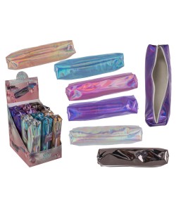 Τσαντάκι Με Φερμουάρ Μεταλλιζέ 22x5cm Σε 6 Χρώματα