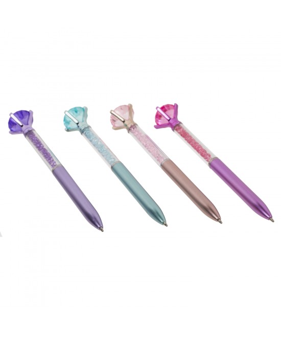 Στυλό Με Κρύσταλλα 16cm Σε 4 Χρώματα