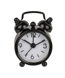 Μίνι Ξυπνητήρι Μέταλλο 6x4cm Σε 6 Χρώματα