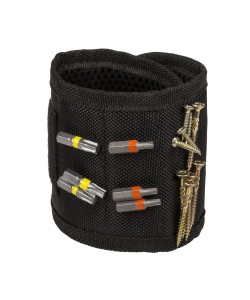 Βραχιόλι Θήκη Για Εργαλεία Μαγνητικό Μαύρο Polyester 37x9.5cm