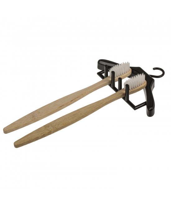 Κρεμάστρα Πολυχρηστική Μαύρο Πλαστικό 11x7.5x3cm Κρεμάστρα Πολυχρηστική Μαύρο Πλαστικό 11x7.5x3cm