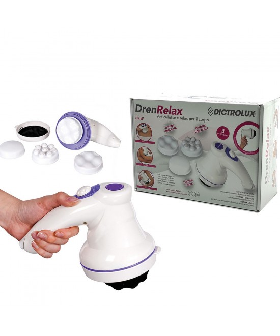 Συσκευή Μασάζ Dictrolux DrenRelax Λευκό/Μωβ 25W Συσκευή Μασάζ Dictrolux DrenRelax Λευκό/Μωβ 25W