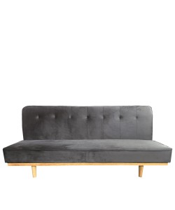 Καναπές Κρεβάτι Τριθέσιος ArteLibre CELESTE Γκρι Ύφασμα 193x85x88cm