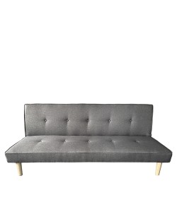 Καναπές Κρεβάτι Τριθέσιος ArteLibre MARILINA Γκρι Ύφασμα 181x86x75cm