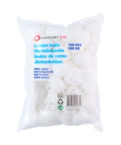Βαμβακερές Μπάλες Λευκό 100gr 100Τμχ