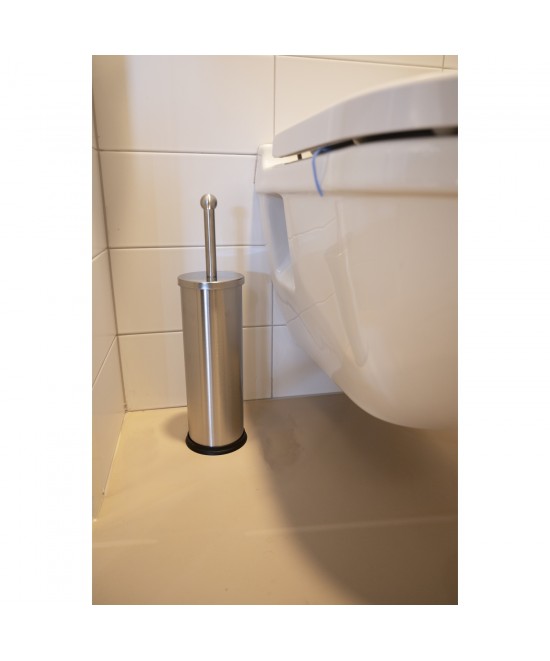 Κάδος Πεντάλ 3L και Βούρτσα Τουαλέτας Ανοξείδωτο Ατσάλι 2Τμχ