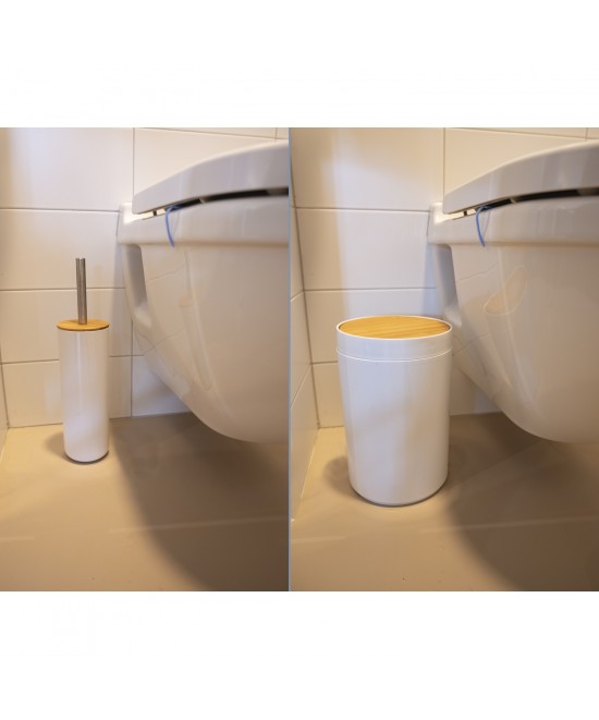 Σετ Μπάνιου και Τουαλέτας 6Τμχ Λευκό ALPINA