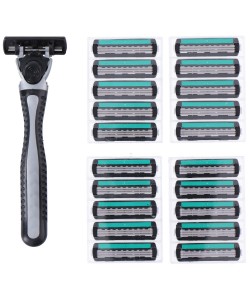 Ανδρική Ξυριστική Μηχανή 3 Λεπίδες 21Τμχ