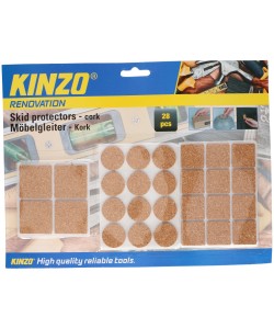 Αντιολισθητικά Κομμάτια Φελλού 28Τμχ KINZO