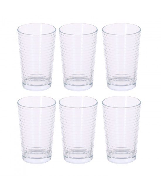 Ποτήρια Ποτού 220ml Γυάλινα 6Τμχ ALPINA