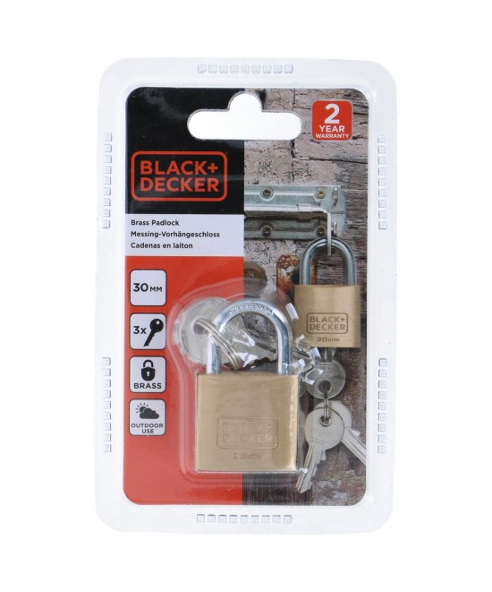 Λουκέτο 30mm Standard Shackle BLACK+DECKER