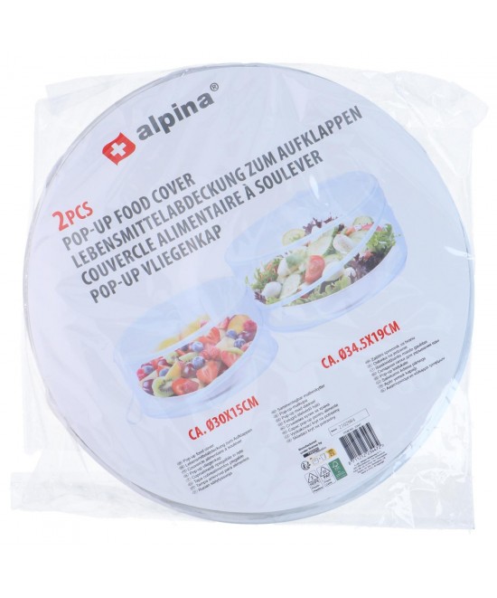 Κάλυμμα Τροφίμων Pop Up 2Τμχ ALPINA