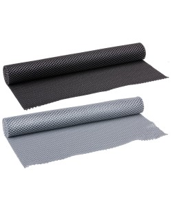Χαλάκι Αντιολισθητικό Γκρι/Μαύρο 45x125cm PVC BLACK+DECKER 2Τμχ