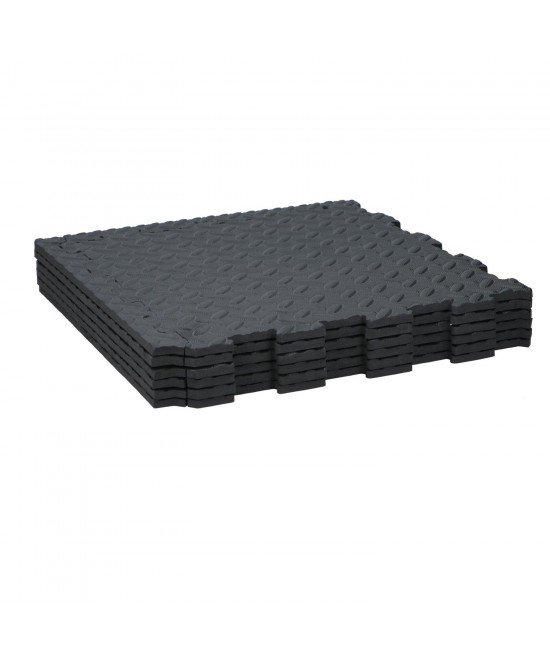 Πλακάκια Δαπέδου Μαύρα 40x40cm BLACK+DECKER 6Τμχ